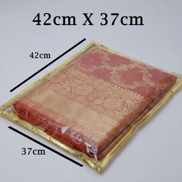 Pack of 12 Transparent Saree Cover (12SC)