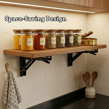Pack of 2 Multipurpose Folding Table Bracket With Fittings (FMB)