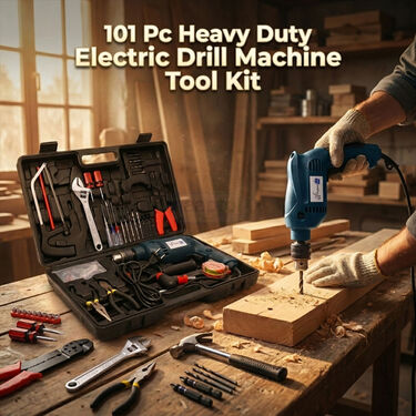 101 Pc Heavy Duty Electric Drill Machine Tool Kit (ED108)