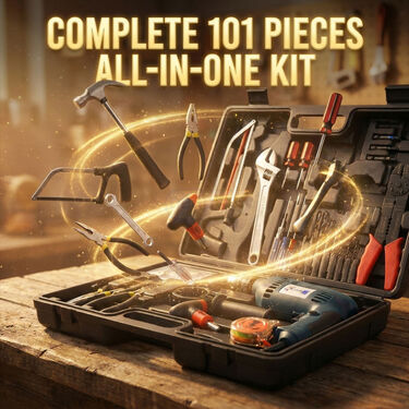 101 Pc Heavy Duty Electric Drill Machine Tool Kit (ED108)