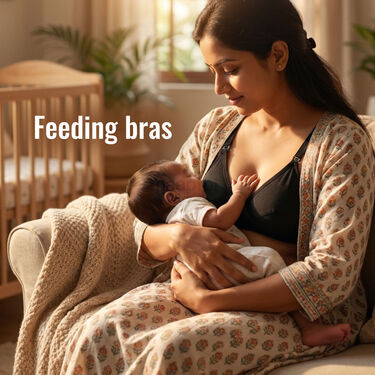 Pack of 3 Leakproof Feeding Bra For Lactating Mothers (3MBR)