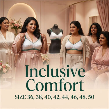 3 Full Coverage Total Support Non Padded Bra For Heavy Bust (3FCB8)