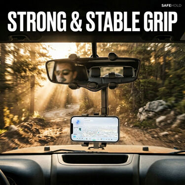 Rotating Car Mobile Holder For Navigation Live Recording Selfies Video Watching (CMH6)