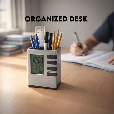 Smart Desk Stand with Clock Display (DSD)