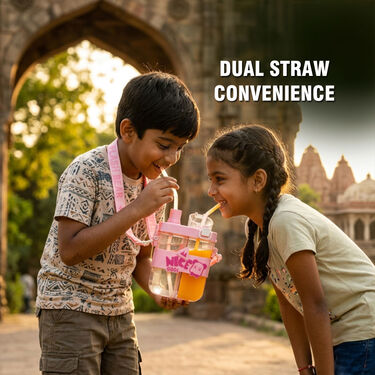 2 In1 Dual Compartment Water Bottle (1DCB1)