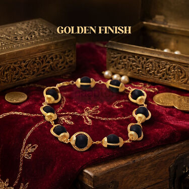 Golden Karungali Mala Bracelet (GKMB2)