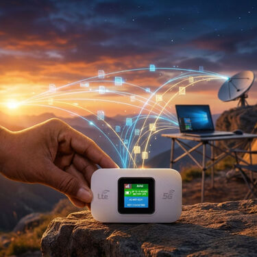 Crystal Phone Router 5G Pocket Router With Screen (PR) – Naaptol
