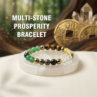 Dhan Yog Bracelet With Free Raw Selenite Plate (DYBFSP)