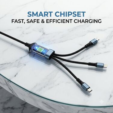 3 In 1 Cable With Fast Charging Chipset (CDC20)