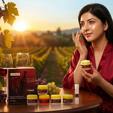 Wine Facial Kit For Glowing Skin (WFK)