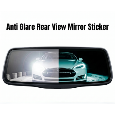 Anti Glare Rear View Mirror Sticker (IRVM3)