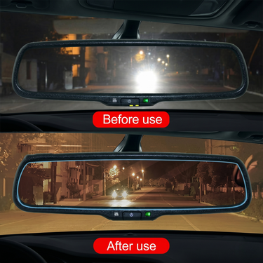 Anti Glare Rear View Mirror Sticker (IRVM3)
