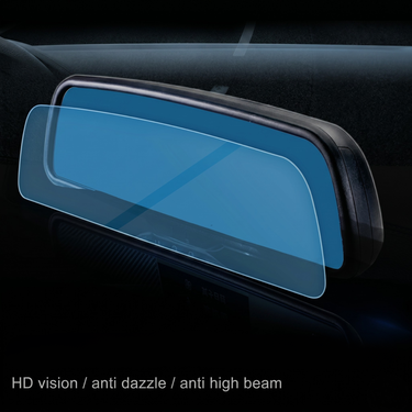 Anti Glare Rear View Mirror Sticker (IRVM3)