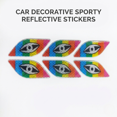 Car Decorative Sporty Reflective Stickers (CSS3)