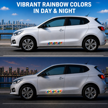 Car Decorative Sporty Reflective Stickers (CSS3)