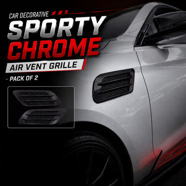 Car Decorative Sporty Chrome Air Vent Grille (CEDS4)