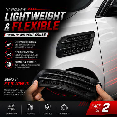 Car Decorative Sporty Chrome Air Vent Grille (CEDS4)