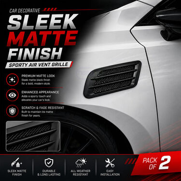 Car Decorative Sporty Chrome Air Vent Grille (CEDS4)