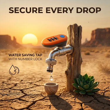 Water Saving Tap with Number Lock For Garden & Outdoors (WTL1)