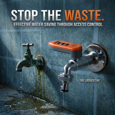 Water Saving Tap with Number Lock For Garden & Outdoors (WTL1)
