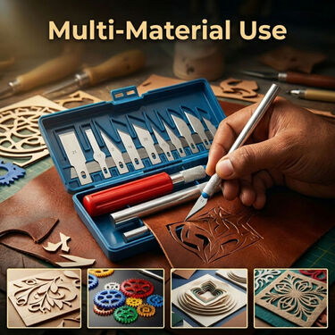 Professional 13 Pc Precision Knife Set For Cutting Carving And Trimming (KCS13)