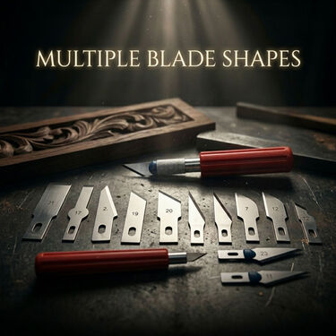 Professional 13 Pc Precision Knife Set For Cutting Carving And Trimming (KCS13)