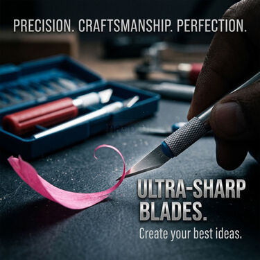 Professional 13 Pc Precision Knife Set For Cutting Carving And Trimming (KCS13)