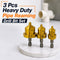 3 Pcs Pipe Heavy Duty Pipe Riming Drill Bit Set (PE3)