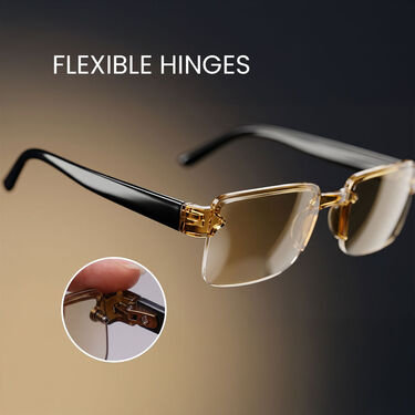 Rimless Adaptive Power Coloured Reading Glasses Buy1 Get 1 Free (2CORG)