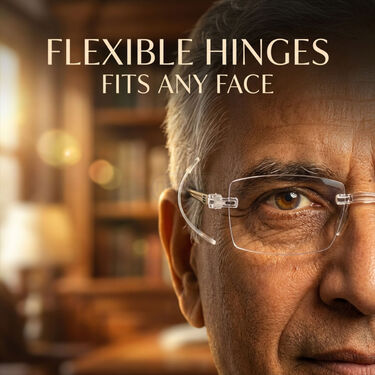 Rimless Adaptive Power Bifocal Reading Glasses Buy 1 Get 1 Free (2BORG1)