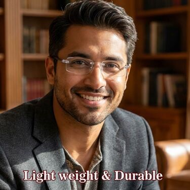 Rimless Adaptive Power Reading Glasses Buy 1 Get 1 Free (2ORG1)