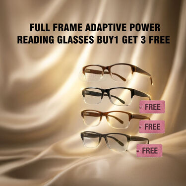 Full Frame Adaptive Power Reading Glasses Buy 1 Get 3 Free (4ORG2 ...