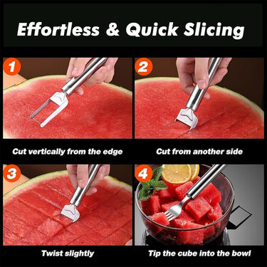 Watermelon Cutter With Fork (WMCS1)
