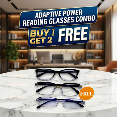 Adaptive Power Reading Glasses Combo Buy 1 Get 2 Free (3ORG15)