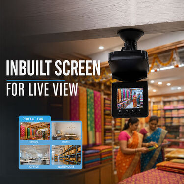 Rechargeable Cctv With Inbuilt Scree (CCTV42)