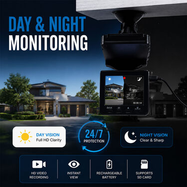 Rechargeable Cctv With Inbuilt Scree (CCTV42)