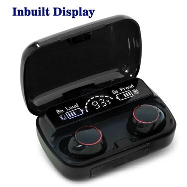 Rechargeable Bluetooth Earpods With Metallic Mobile Stand (TWS106)