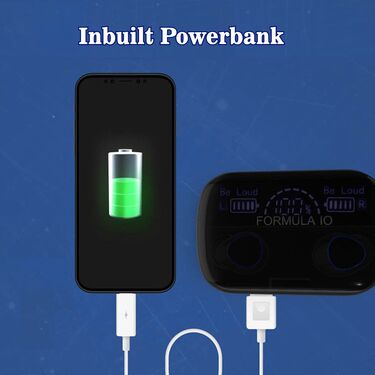 Rechargeable Bluetooth Earpods With Metallic Mobile Stand (TWS106)