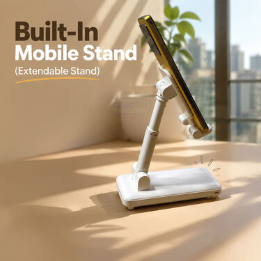 10000 MAh Powerbank With Inbuilt Stand And Cables (PB41)