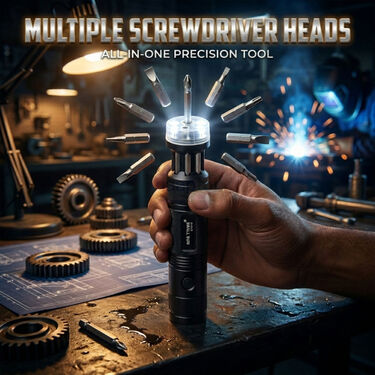 7 In 1 Screwdriver Set With LED Torch (HT60)