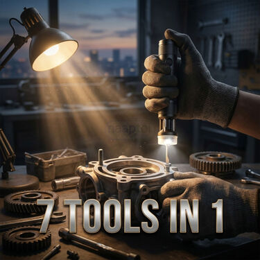 7 In 1 Screwdriver Set With LED Torch (HT60)