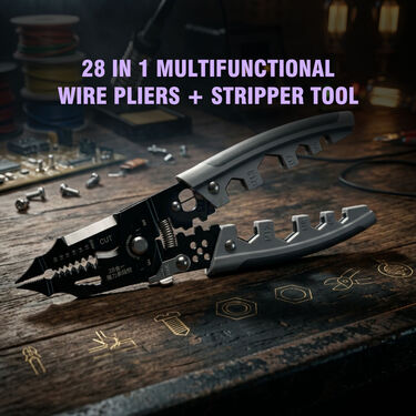 28 In 1 Multifunctional Wire Pliers + Stripper Tool (HT63)