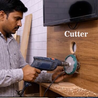 Adjustable Circular Punch Saw With 3 Tooth Blades (HT69)