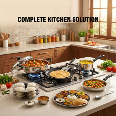 7 Pcs Induction Friendly Cookware Set (7IFC1)