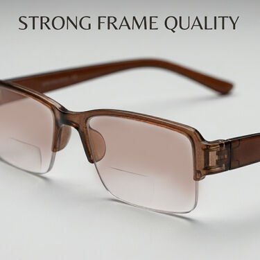 Rimless Bifocal Colored Adaptive Power Reading Glasses Buy 1 Get 1 Free (2BOC1RG2)