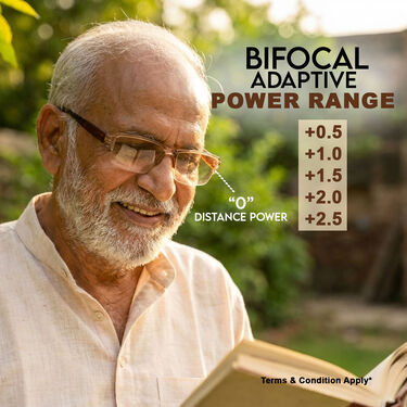 Rimless Bifocal Colored Adaptive Power Reading Glasses Buy 1 Get 2 Free (3BOC1RG2)