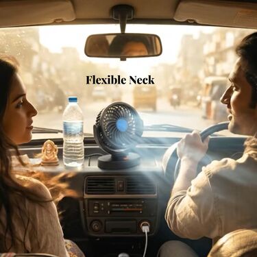 Car Interior Adjustable Air Boosting Fan (CIF2)
