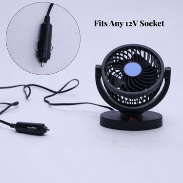 Car Interior Adjustable Air Boosting Fan (CIF2)