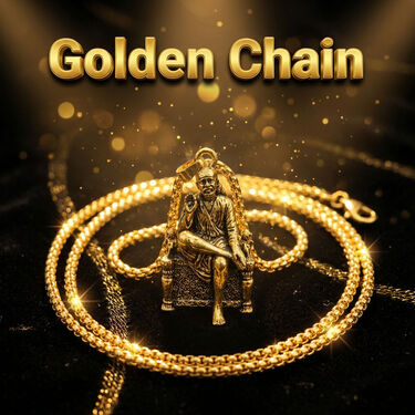 Sai Baba Pendant With Golden Chain (SJPN6)
