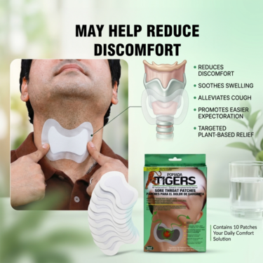Throat Comfort Patch - Pack of 10 (CD-TP)
